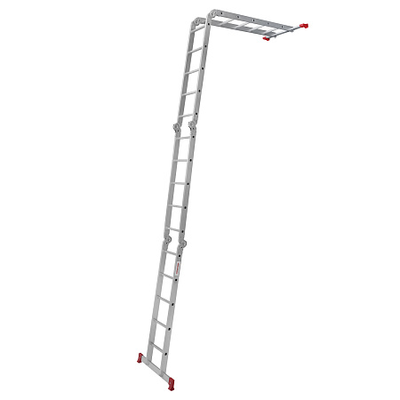 Лестница многофункциональная трансформер алюм. 4х5ступ.,общ.дл.5,56м,max нагр150кг 2320405 "НВ" *1