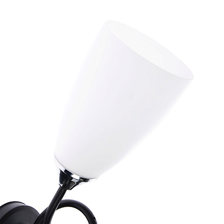Бра N1684/1W BK+CH E27 1*40Вт (330*170*130)  VERNER LIGHTING *1