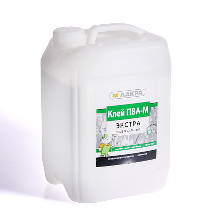 Клей ПВА -М  Экстра 10,0 кг универс Лакра *1/60