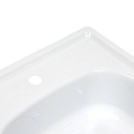 Мойка стальн. эмалир. ANTIKA  500*500мм белая орхидея (с кронштейнами и метизами)