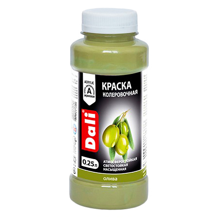 Колер краска олива 0,25 л ДАЛИ *1/12