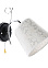 Бра N1944/1W BK+CH E27 1*40Вт (250*280*160)  VERNER LIGHTING *1