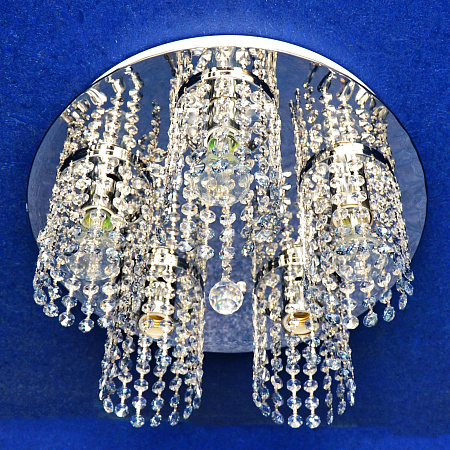 Люстра S0667/5  CH   5*60W Е27 с пультом  d.400 VERNER LIGHTING