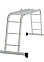 Лестница многофункциональная трансформер алюм. 4х3ступ.,общ.дл.3,3м max нагр.120кг 1320403 "НВ" *1