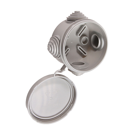 Коробка распаячная 4 вх. ОП D65х40мм  IP54 TDM SQ1401-0501 инд. штр-код *10/180
