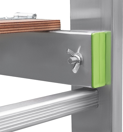 Вышка-тура алюм. "NV 2450" раб.выс.5,16м,помост1,4х0,5м,мах нагр.150кг арт.2450408 "Новая высота"*1