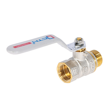 Кран шаровый 1/2" (Ø15) М/П ручка СТМ (СТАНДАРТ) CWFMH012 (аналог ЗФ768) *1/17/136