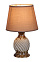 Лампа настольная 16201-0.7-01C Е14 40Вт (керамика+абажур)*1