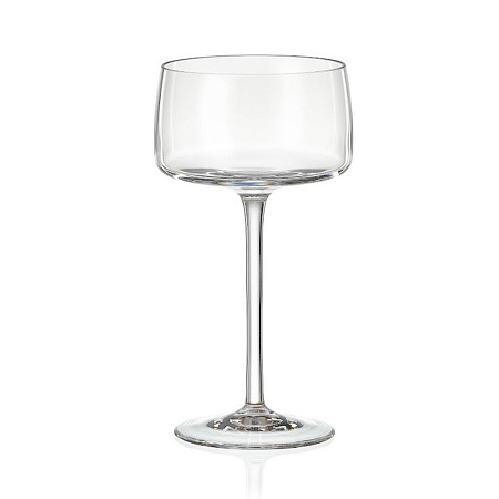 Набор бокалов стекло "BOHEMIA" "Алекс" 220мл 6шт д/сладк.шамп.- креманка 40950/220 "KRYSTALEX" *1/8