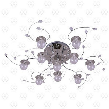 Люстра Амелия хром 10*20W G4  12V  360010910  диам-100см, в-27см S=15м2 *1