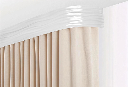 Карниз потолочный 3-рядный Белый Бриз 1,6м 5см Легранд *1/5