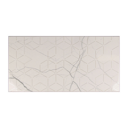 Декор Siluet белый 500*250 GT124VG Global Tile *1/7