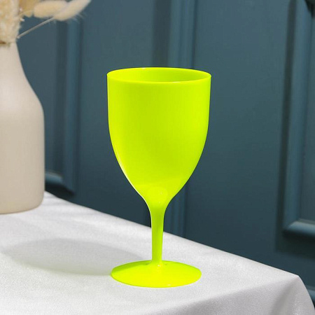 Бокал пластм. "Салют" 400мл, цвета: "микс" БС "ПластоС" *1/64