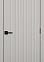 Дверь межкомнатная глухая ART LINE 105 ПВХ Антискрэтч светло-серый 800 мм BROZEX-WOOD *1