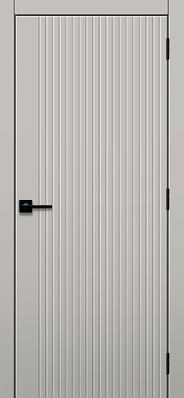 Дверь межкомнатная глухая ART LINE 105 ПВХ Антискрэтч светло-серый 800 мм BROZEX-WOOD *1