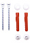 Крепление для унитаза к полу, MP ИС.130182 (упак 2шт) *10/500