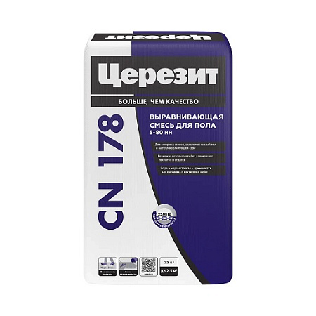 Ровнитель для пола CN 178 25кг Церезит *1/48