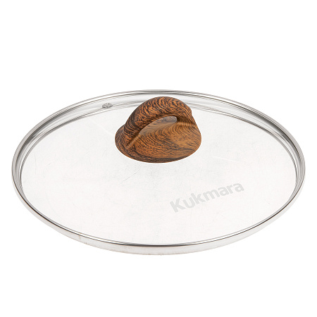 Кастрюля алюмин. антипригарная "Kukmara" "Granit ultra" original 4,0л Стекл.кр. кго42а *1/3