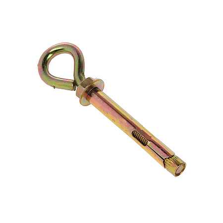 Анкерный болт 10х80 с кольцом М8 (2шт) пакет  BROZEX  *10/100