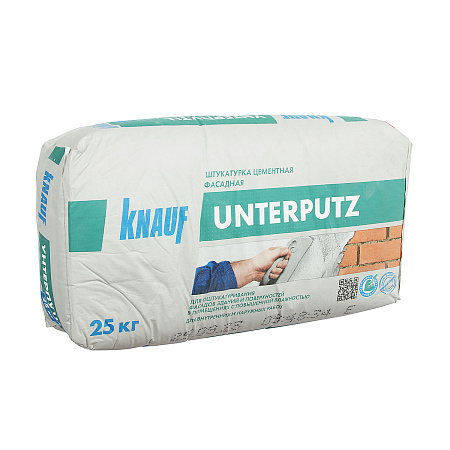 Штукатурка цементная Унтерпутц 25 кг фасадная КНАУФ *1/48