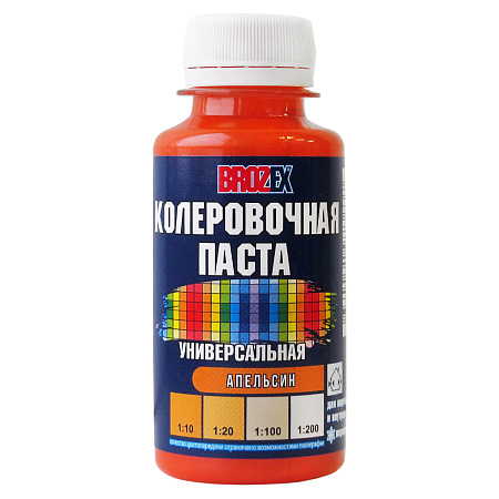 Колер паста апельсин №26 0,1 л BROZEX *6/108