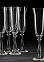Набор бокалов стекло  "BOHEMIA" "Анжела" 190мл 6шт д/шамп. 40600/190  "KRYSTALEX" *1/8