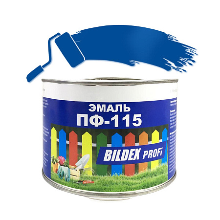 Эмаль ПФ-115 голубая 1,9 кг BILDEX  *1/6/252