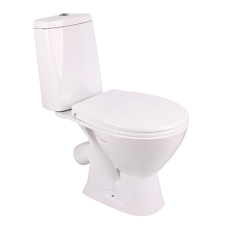Унитаз-компакт JUST 031, 3/6 с кр.термопл.Lift, (S-KO-JUS031-3/6-PL-w)  Cersanit *1/12