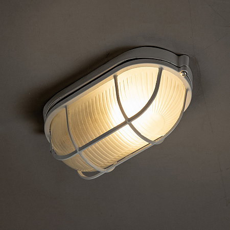 Светильник накладной 60Вт овал с реш. белый НПБ1402 TDM SQ0303-0036 *1/20