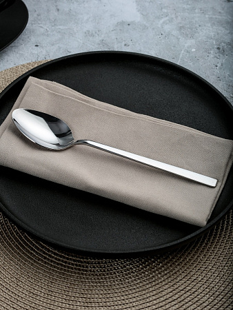 Ложка столовая нерж. "Quadro" КОМПЛЕКТ 2ШТ на подвеске DMC131 "Domenik" *1/12/72