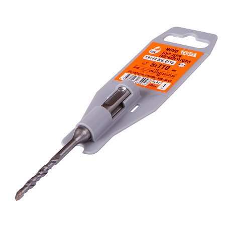 Бур по бетону  5*110мм SDS-plus 2 грани (YAE400500110) Novocraft *1/10/50