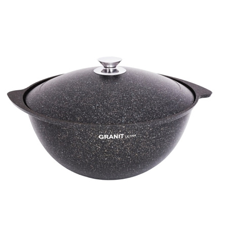 Казан алюм.а/приг.литой Kukmara "Granit ultra" original 6,0л Мет.кр, d дна125мм кго65а *1/2