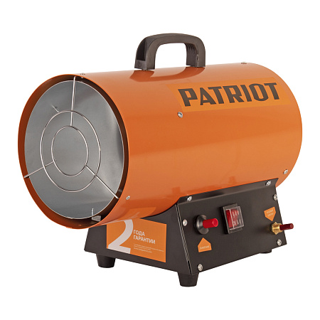 Пушка тепловая газовая 16кВт 350м3/ч S-480м2 пьезоподжиг GS16 PATRIOT *1