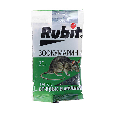 Гранулы от грызунов  30г Зоокуморин+ (Летто) *10/50