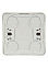 Выключатель "Этюд" ОП 2кл. белый с подсветкой ВА10-006В  *10/25