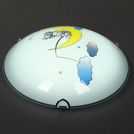 Светильник светодиодный стекло FX3059/12''   LED 12Вт   (h=90, диам 300 ) 8кв.м.   VERNER LIGHTING *1