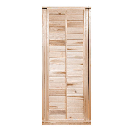 Дверь глухая 1,7х0,7 м., липа Класс С, 32699 "Банные штучки" *1