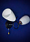 Бра N1684/2W BK+CH E27 2*40Вт (300*200*470)  VERNER LIGHTING *1