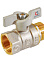 Кран шаровый 1/2" (Ø15) М/П бабочка СТМ (СТАНДАРТ) CWFMB012 (ЗФ769) *1/25/200