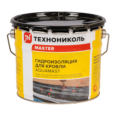Мастика битумно-резиновая 3 кг AquaMast Технониколь *1/4/144