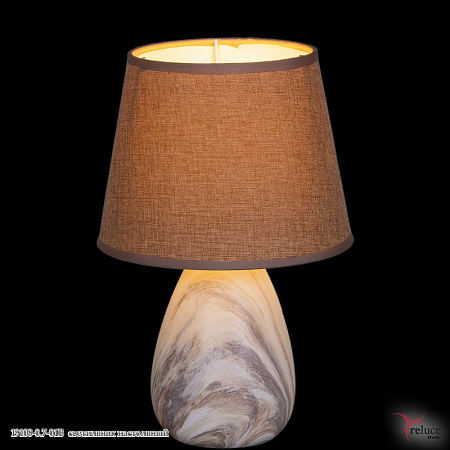 Лампа настольная 19108-0.7-01B (керамика+абажур)  *1/36