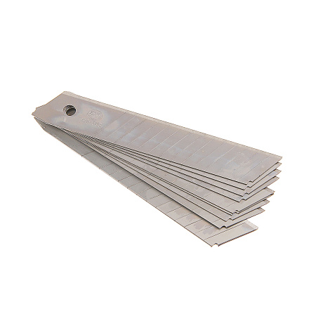 Лезвия сменные сегментированные 18мм (10шт) толщина 0,5мм сталь SK4 (3068110) "888"  *12/144