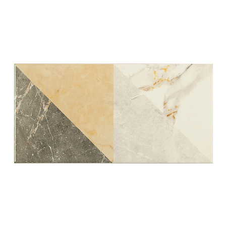 Плитка настенная Capella белая геометрия 500*250*9 GT98VG Global Tile *1,375кв.м/74,25