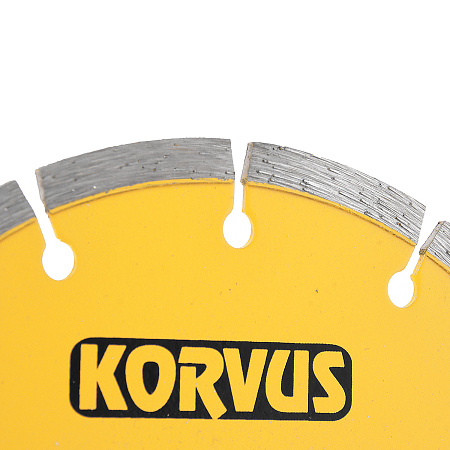 Диск алмазный 180*22,00*2,3мм по бетону сегментный арт.2208115  Korvus *1/50
