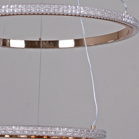 Светильник подвесной светодиодный 87090-0.4-02 BK+FG  LED 72W 3000-6500К ПДУ+диммер S=14м2    *1