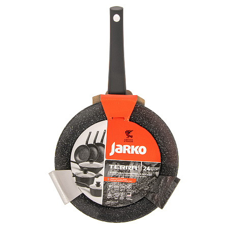 Сковорода алюмин. антипригарная "Jarko" "Terra" д/ИНДУКЦ.плит d24см JTr-124-10 *1/6