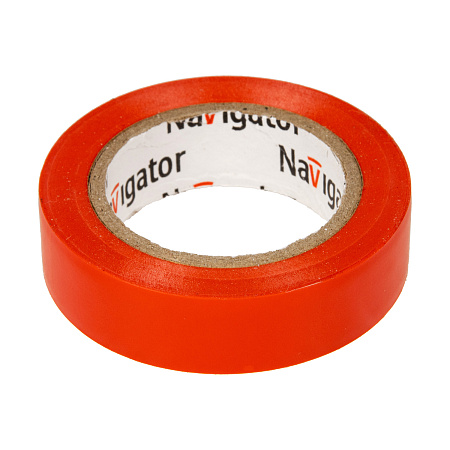 Изолента Navigator NIT-B15-10/R  красная 71230 *10/300