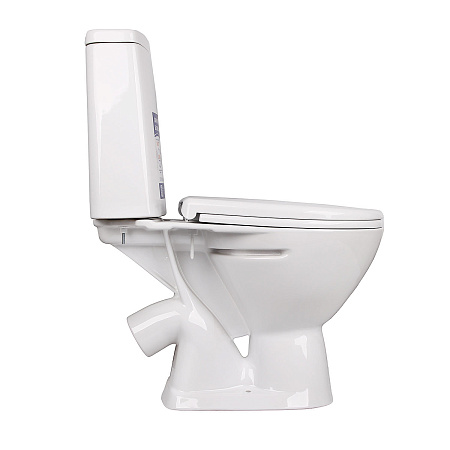 Унитаз-компакт JUST 031, 3/6 с кр.термопл.Lift, (S-KO-JUS031-3/6-PL-w)  Cersanit *1/12