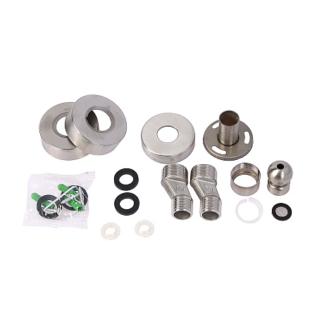 Смеситель д/ванны со стойкой для душа + ручной и тропический душ Fmark FS8345-35 *1