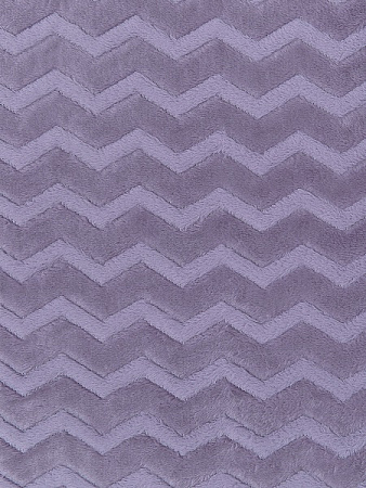 Плед 150*200см фланель жаккард зигзаг сиреневый TF FNZ DKLI3 050/2022 NC Absolute *1